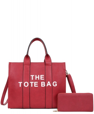 Luxury Designer Women Tote Bag JQ-9079W RED